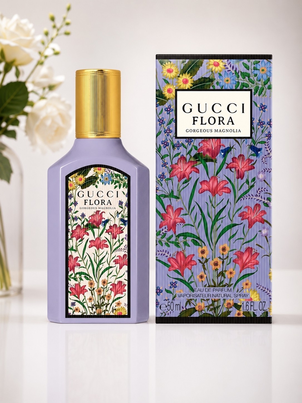 Gucci Flora Gorgeous Magnolia EDP Women 1.6 oz 50ml New